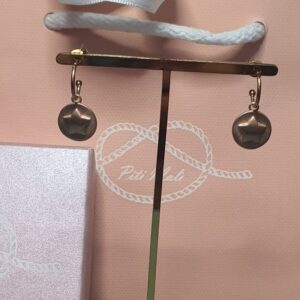 Orecchini Piti con Pendente Stella Bombata (mod. 141/O-FE)