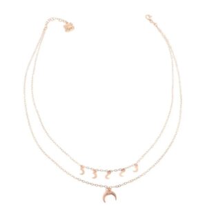 Collana Piti Malia Doppio Filo con Pendente Luna (mod. 146/C-SO)