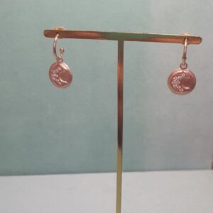 Orecchini Piti Mali con Pendente Luna e Cristalli (mod. 149/O-SO)