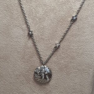 Collana Thierry Mugler con pendente tondo (mod. 3660895550119)