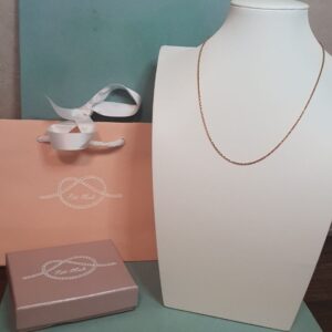 Collana Piti Mali Catena Intrecciata Finitura Oro Rosa (mod. 424/C)