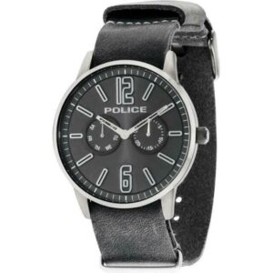 Orologio Police Uomo in Pelle Nera – Multifunzione (mod.4895148668436)