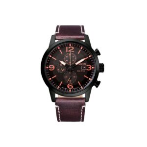 Orologio Citizen Uomo – Chrono Eco-Drive con Cinturino in Pelle Marrone (mod.8018225029630)