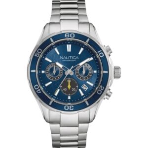 Orologio Nautica Uomo Chronograph in Acciaio e Quadrante Blu (mod.NAD18524G)