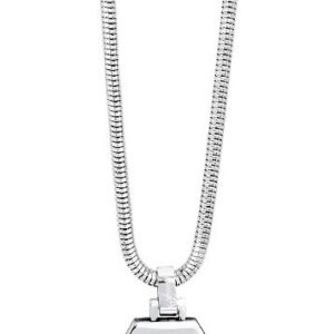 Collana 2Jewels in acciaio con pendente esagonale nero (mod.251333)