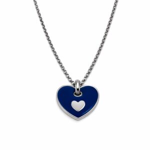 Collana con Cuore Blu (mod. 1112202518029)