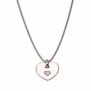 Collana con Cuore Bianco (mod. 312202516013)