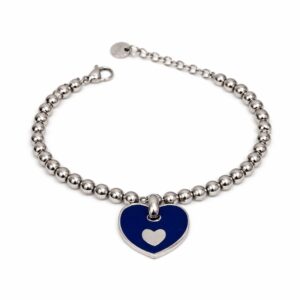 Bracciale con Cuore Blu (mod. 512202512118)